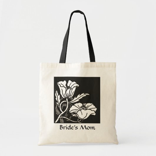 Beardsley Nouveau Poppies Wedding for Tas (Voorkant)