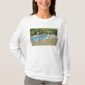 Beardsley Park Uitzicht watervogels T-shirt (Voorkant)