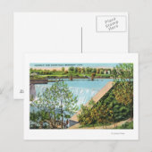Beardsley Park Water Herfsten Scene Briefkaart (Voorkant / Achterkant)