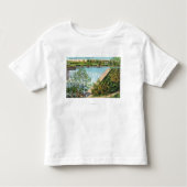Beardsley Park Water Herfsten Scene Kinder Shirts (Voorkant)