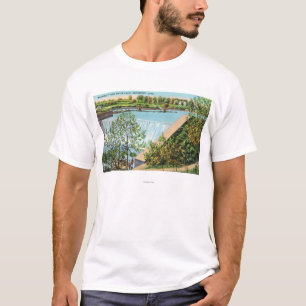 Beardsley Park Water Herfsten Scene T-shirt