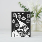 Beardsley Peacock Post Card Briefkaart (Staand voorkant)