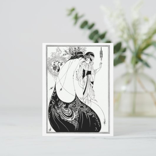 Beardsley Peacock Skirt  Briefkaart (Staand voorkant)