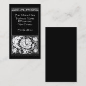 Beardsley Peony Border Photo Visitekaartje (Voorkant / Achterkant)
