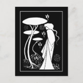 Beardsley Sorceress LeFay Post Card Briefkaart (Voorkant)