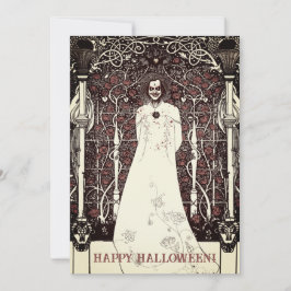 Beardsleyan Happy Halloween Wenskaart Feestdagenkaart