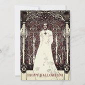 Beardsleyan Happy Halloween Wenskaart Feestdagenkaart (Voorkant)