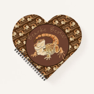 Beardy Besty Heart Spiral Notitieboek