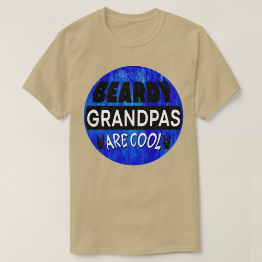 Beardy Grandpas zijn kool T-shirt (Design voorkant)