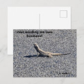 Beardy, terug uit NSW Briefkaart (Voorkant / Achterkant)
