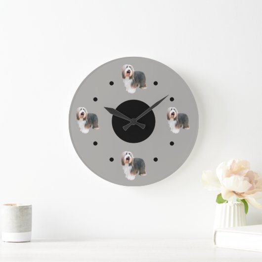 Beared Collie Thema Grote Klok (Huis)