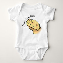 Beared Dragon Baby Bodysuit