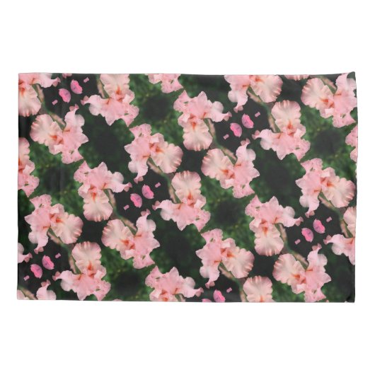 Beared Iris-ventilator in Abstract perspatroon Kussensloop (Achterkant)