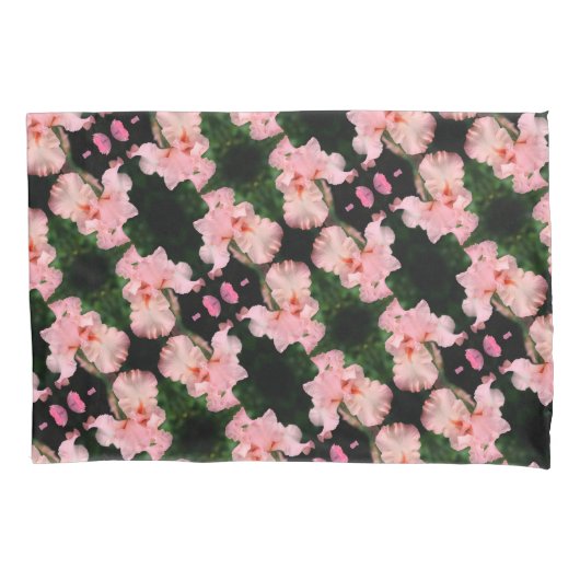 Beared Iris-ventilator in Abstract perspatroon Kussensloop (Voorkant)