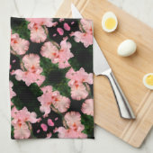 Beared Iris-ventilator in Abstract perspatroon Theedoek (Quarter Fold)