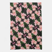 Beared Iris-ventilator in Abstract perspatroon Theedoek (Verticaal)