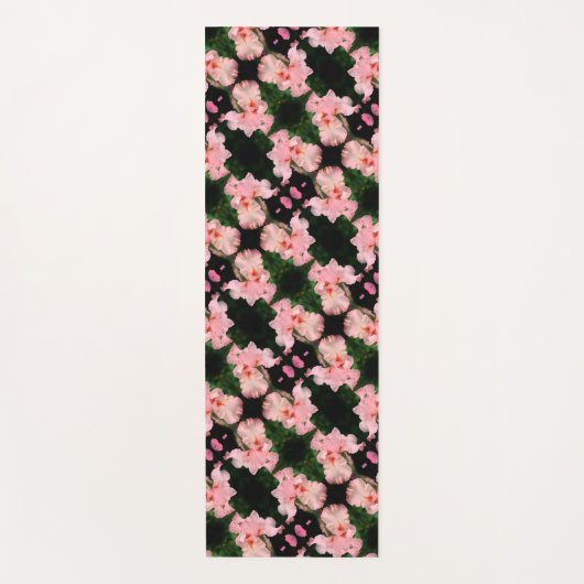 Beared Iris-ventilator in Abstract perspatroon Yogamat (Voorkant)