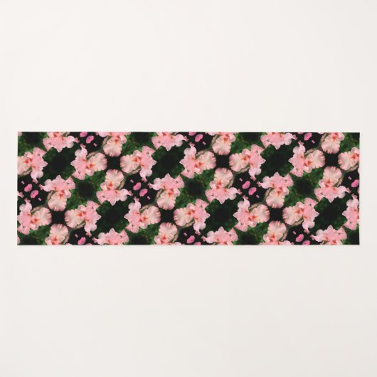 Beared Iris-ventilator in Abstract perspatroon Yogamat (Voorkant (horizontaal))