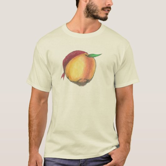 Beared Peach T-shirt (Voorkant)