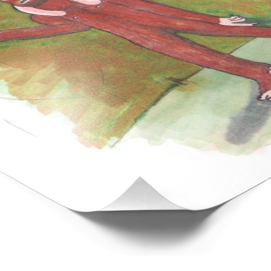 Bearfoot Foto Afdruk (Hoek)