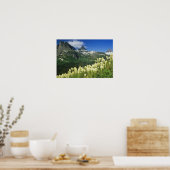 Beargrass bij Logan Pass in Gacier National Poster (Keuken)