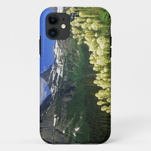 Beargrass bij Logan Pass in Glacier National Park Case-Mate iPhone Case (Achterkant)