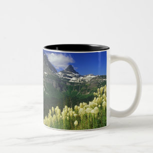Beargrass bij Logan Pass in Glacier National Park Tweekleurige Koffiemok