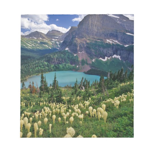 Beargrass boven Grinnell Lake in de Many Notitieblok (Voorkant)