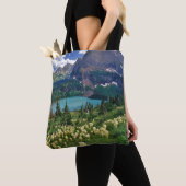 Beargrass boven Grinnell Lake Tote Bag (Dichtbij)