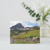 Bearhat Mountain en gletsjerrivier Briefkaart (Staand voorkant)