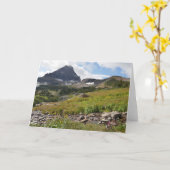 Bearhat Mountain en gletsjerrivier Kaart (Gele Bloem)