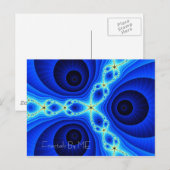 BearHeadStarFishEyes1, Fractals van mij Briefkaart (Voorkant / Achterkant)