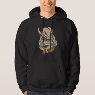 Bearing Dragon Gamer Boys Kinder Video Game Spelaa Hoodie