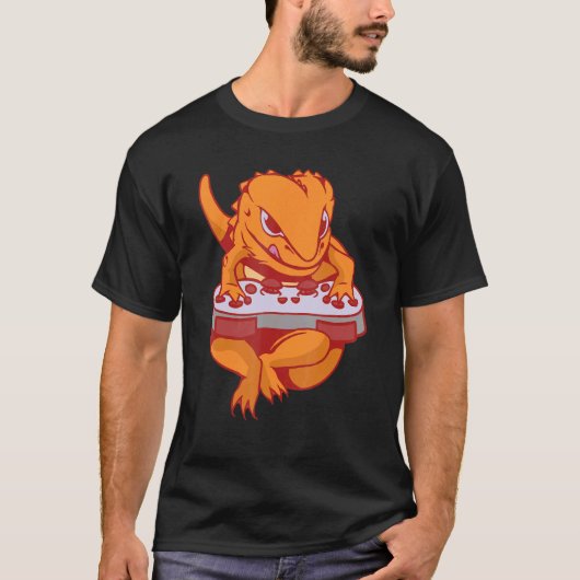 Bearing Dragon Gamer Boys Kinder Video Game Spelaa T-shirt (Voorkant)