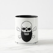 Bearing Skull Message Coffee Mok (Midden)