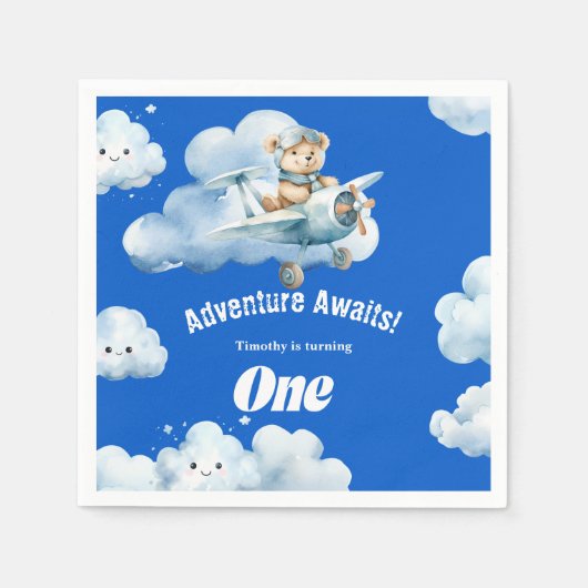 Bearing Wings: Teddy's eerste verjaardag expeditie Servet (Voorkant)
