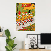 Bearings 1896 ~ reclamemateriaal voor fietsen poster (Thuiskantoor)