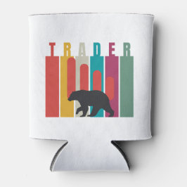 Bearish market | Trader | Simple design Blikjeskoeler