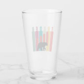 Bearish market | Trader | Simple design Glas (Achterkant)