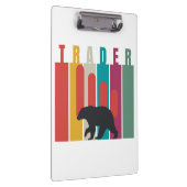 Bearish market | Trader | Simple design Klembord (Rechts)