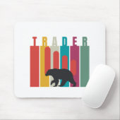 Bearish market | Trader | Simple design Muismat (Met muis)