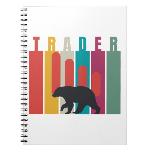 Bearish market | Trader | Simple design Notitieboek (Voorkant)