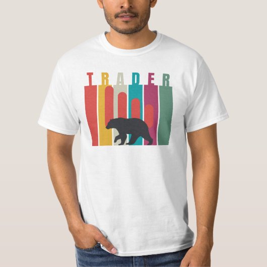 Bearish market | Trader | Simple design T-shirt (Voorkant)
