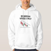 Bearish Vibes Only Trader Hoodie | Chart Pattern (Voorkant)