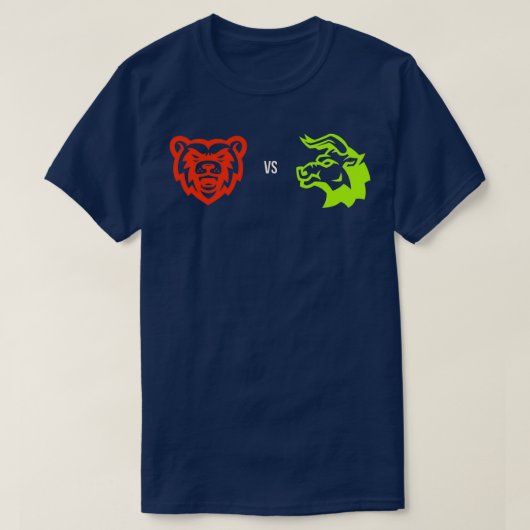 Bearish vs bullish market t-shirt (Design voorkant)