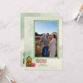 Bearista Coffee Bear "Beary Merry Christmas" Card Kaart (Voorkant / Achterkant in situ)