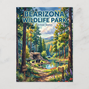 Bearizona Wildlife Park Arizona Briefkaart