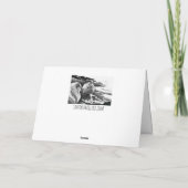 BEARLY AWAKE - CHOW art cards Feestdagen Kaart (Achterkant)