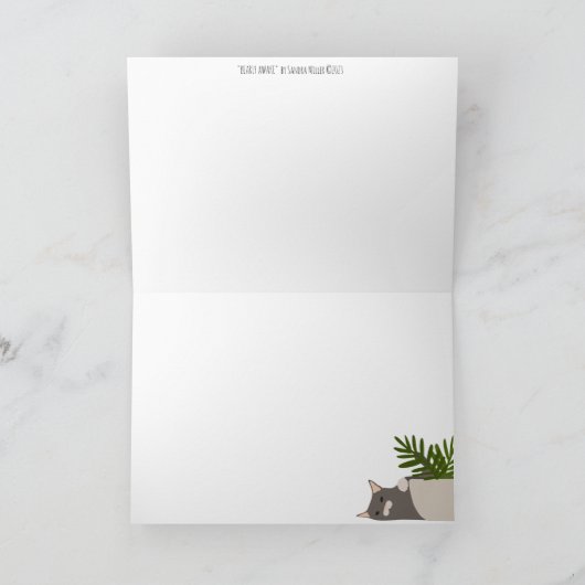 BEARLY AWAKE - CHOW art cards Feestdagen Kaart (Binnen)