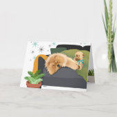 BEARLY AWAKE - CHOW art cards Feestdagen Kaart (Voorkant)